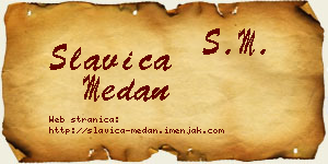 Slavica Medan vizit kartica
